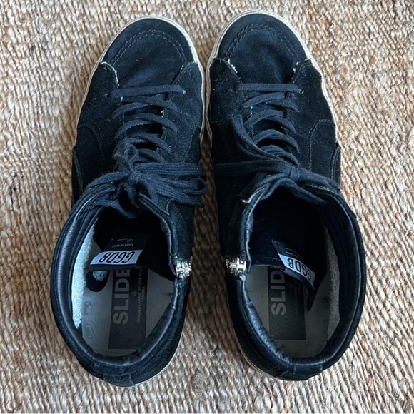 Golden Goose black suede Slide high-tops - euro size 45 - good used condition - Picture 4 of 16